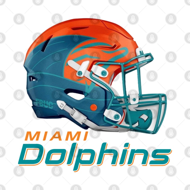 helmet from Miami dolphins by Anjiang_x