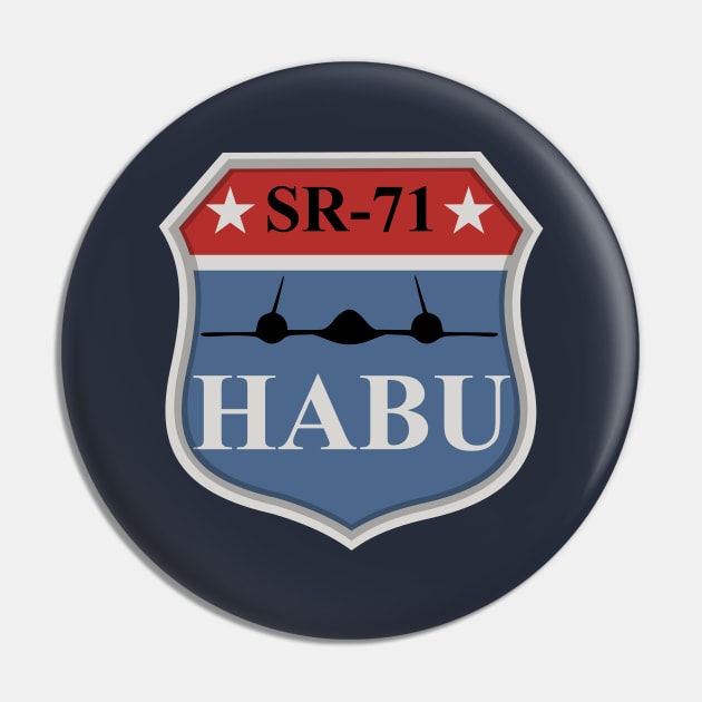 SR-71 Blackbird Habu Pin by TCP