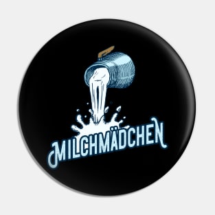 Milchmädchen Milchkanne Landwirtin Pin