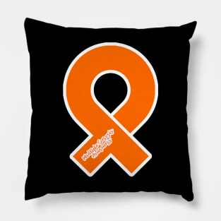 Multiple Sclerosis Awareness Ribbon Pillow