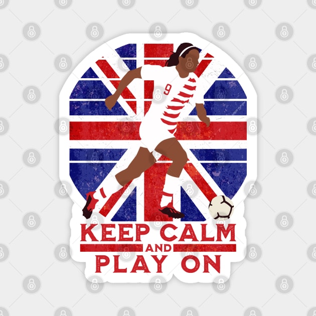 Keep calm and play on Magnet by Emmi Fox Designs