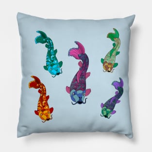 Koi Fish Pattern Pillow