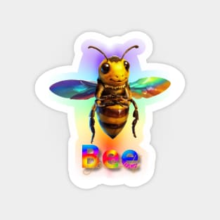 Bee Yourself pride fashion Magnet