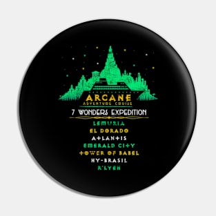 Arcane Cruises Game Adventure Pin