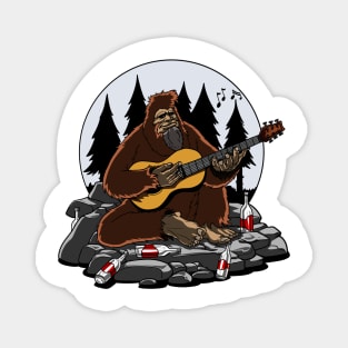 Bigfoot Camping Magnet