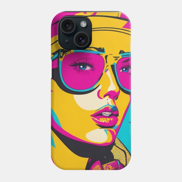 Pop Art Extravaganza - Colorful Prints that Pop Phone Case by Moulezitouna