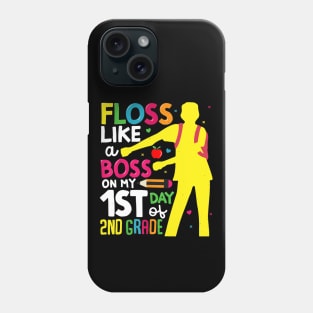 2nd Grade Floss Like a Boss Back to School Shirt First Day Phone Case