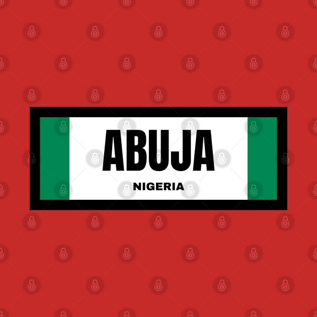 Abuja City in Nigerian Flag by aybe7elf