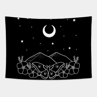 Dark mountains Tapestry