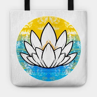 White lotus Tote