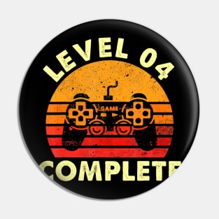 Level 4 Complete Celebrate 4th Wedding Pin