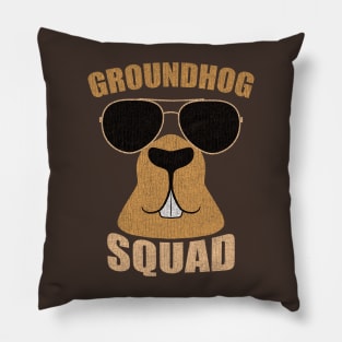 Funny Groundhog Squad Pillow