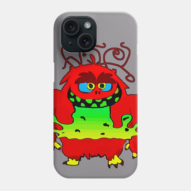 Funny monster Phone Case by MAGICOART