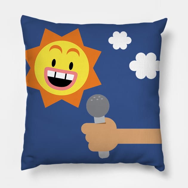 Happy Sun Interview Pillow by HappyLand