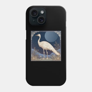 Ostrich drawing Phone Case