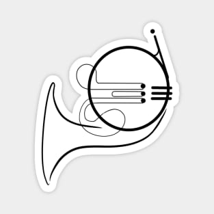 French Horn Magnet