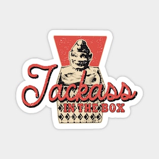 Jackass In The Box by Buck Tee Magnet