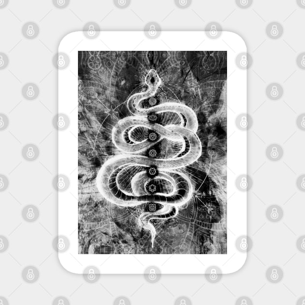 Kundalini serpent Divine Magnet by MCAshe spiritual art 