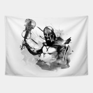 violin warrior Tapestry