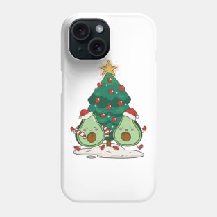 Avocado Christmas P R t shirt Phone Case