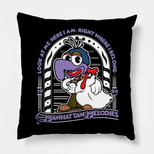 Gonzo Muppets Manhattan Melodies Pillow