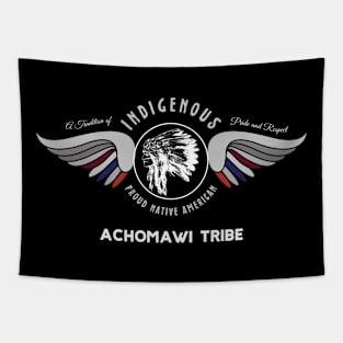 Achomawi Native American Indian  Tradition Pride Respect Tapestry