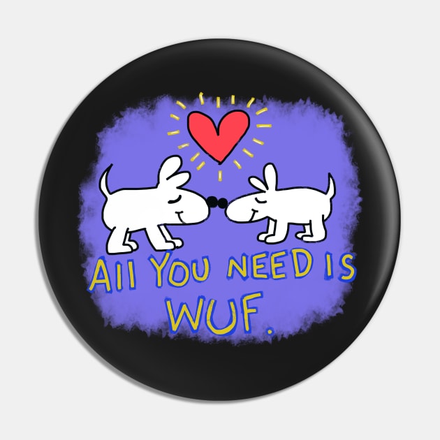 All you need is Wuf Pin by wolfmanjaq