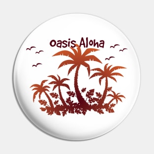 summer Hawaii Aloha Pin