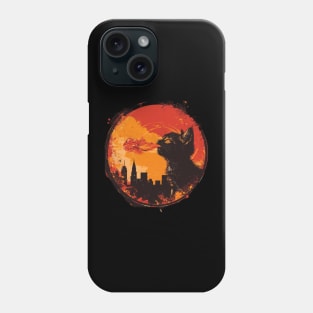 Catzilla Cat Rage Phone Case