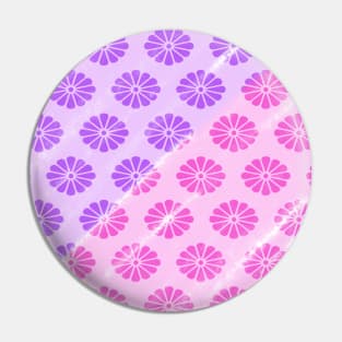 Pink purple watercolor floral pattern Pin