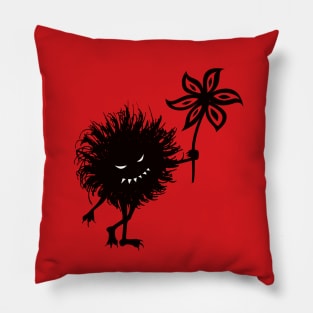 Evil Bug Gives Flower Pillow