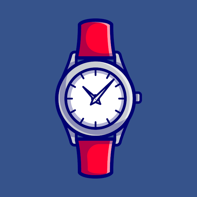 Wristwatch Cartoon Illustration by Catalyst Labs