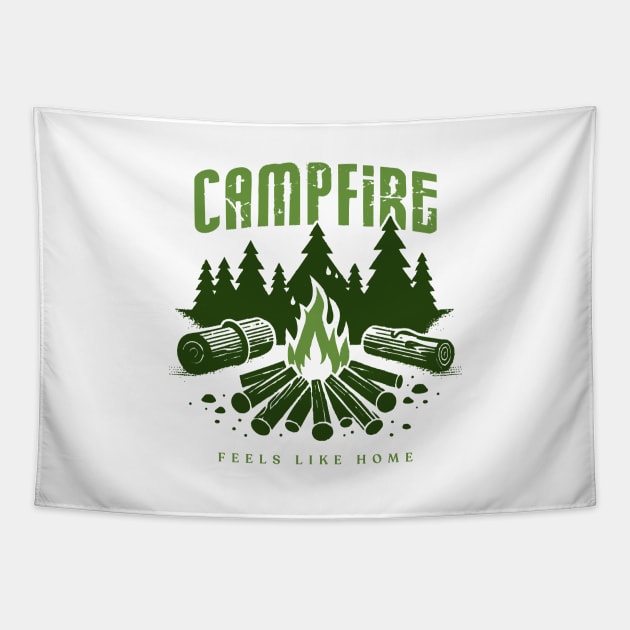 Campfire Tapestry by ALNS