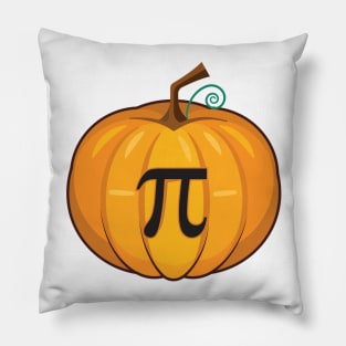 'Pumpkin and Pi' Funny Pumpkin Fall Pillow