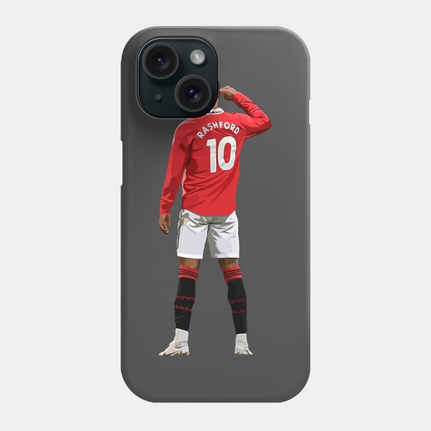 Marcus Rashford MBE Phone Case by Webbed Toe Design's