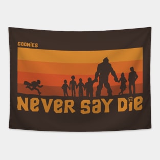 Never say die Tapestry