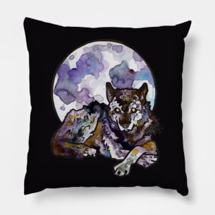 Wolf Moon Pillow