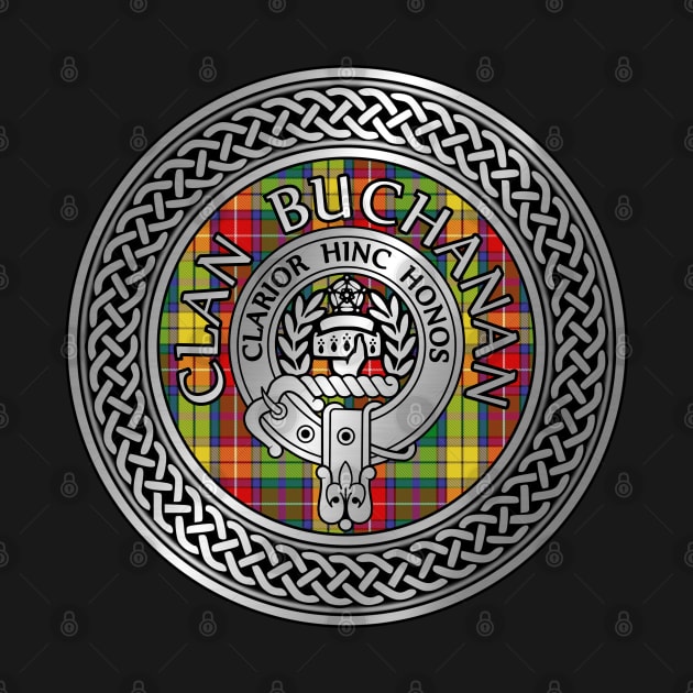 Clan Buchanan Crest & Tartan Knot by Taylor'd Designs