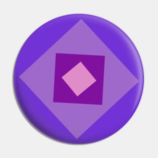 Purple Squares Pin