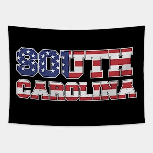 South Carolina USA Flag Tapestry