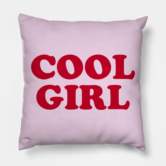 Cool girl Pillow by kassiopeiia