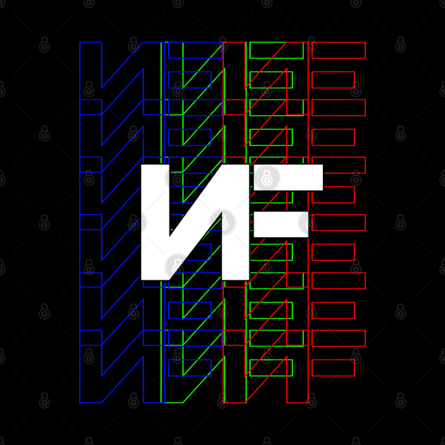 nf logo blue green red by bambangbuta