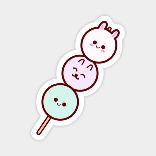 Kawaii Pastel Dango Magnet