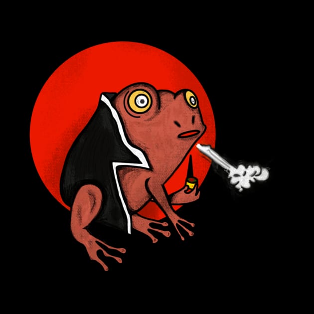 Smoking Toad by FrogSage