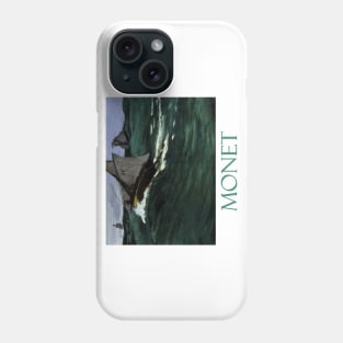 The Green Wave (1866) by Claude Monet Phone Case