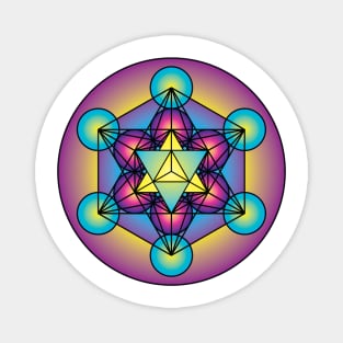 Metatron's Cube Merkaba Magnet