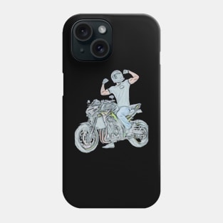 Gym rat & Biker tee Phone Case