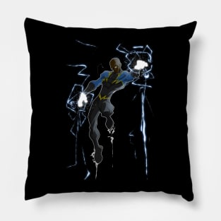 Black Lightning Pillow