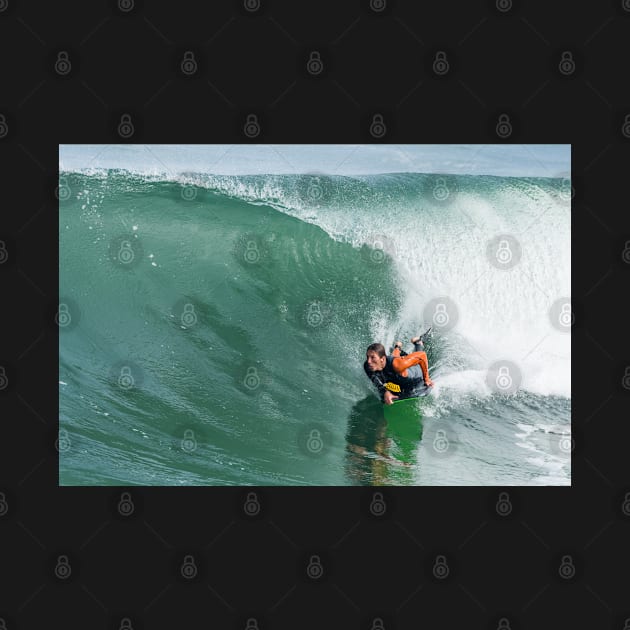 Bodyboarder in action by homydesign