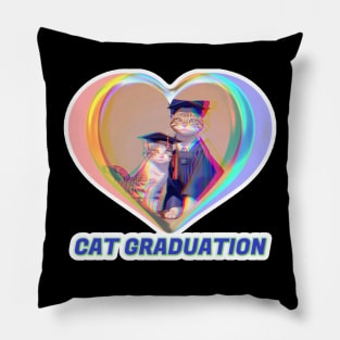 Cat Graduation Pillow